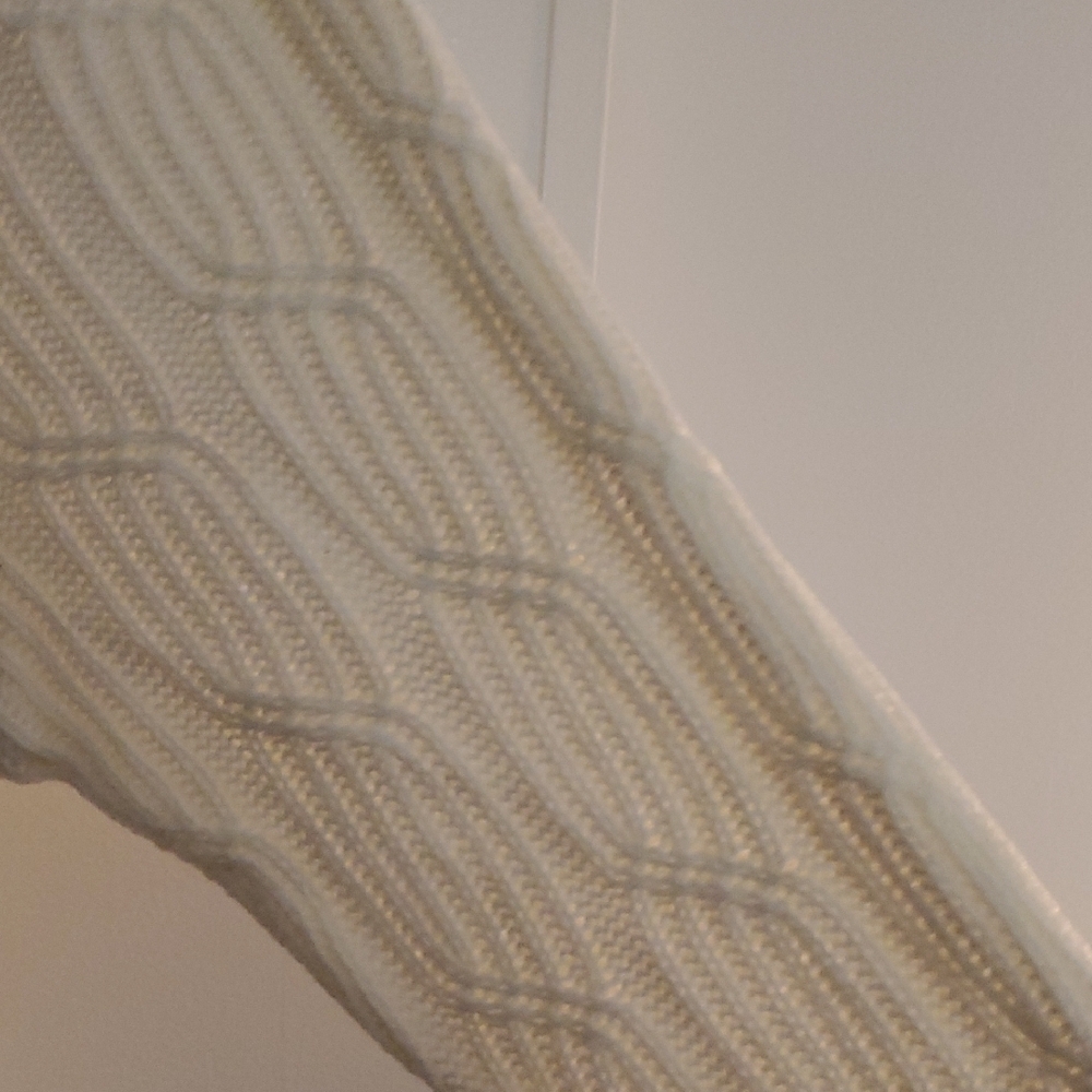 Calvin Klein Women's Ivory Crew Neck Sweater - Picture 6 of 11